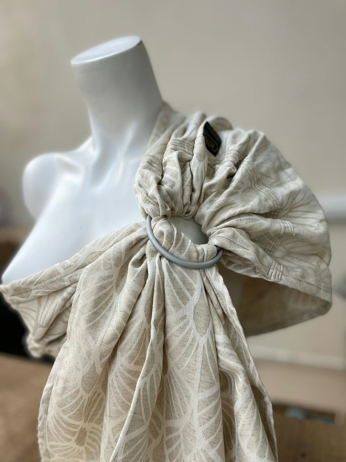 Neko Ring Sling - Perla (Linen) - Image 9
