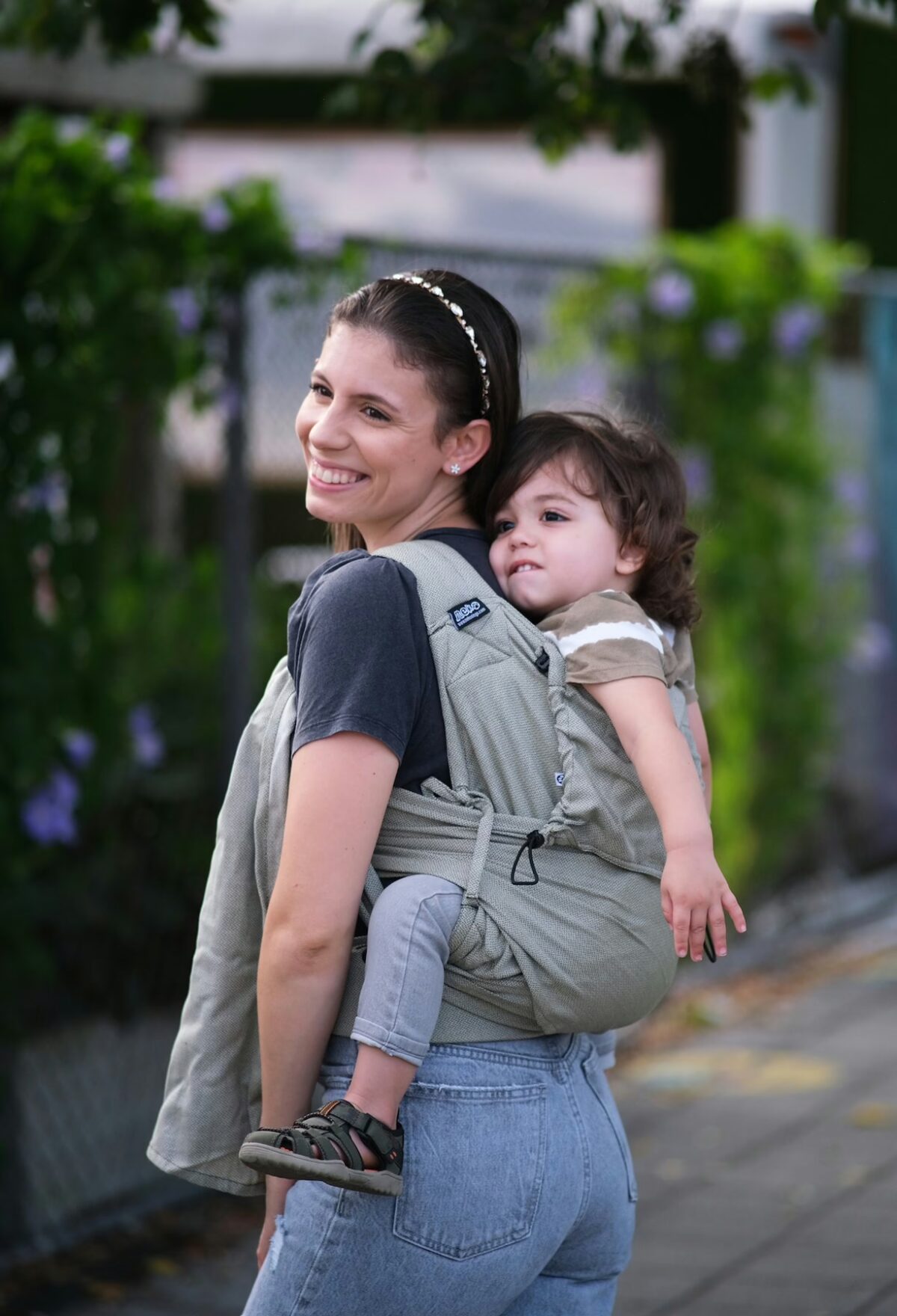 Neko Half Buckle Toddler Size - Moss - Image 3